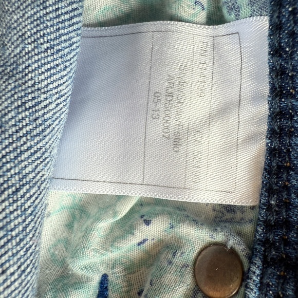 Super Cute Roxy Y2K Mini Denim Lace Front Shorts - Picture 8 of 9